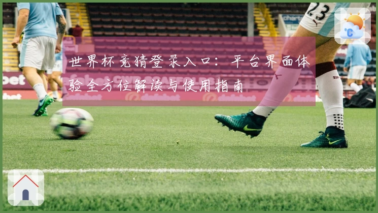 世界杯竞猜登录入口：平台界面体验全方位解读与使用指南