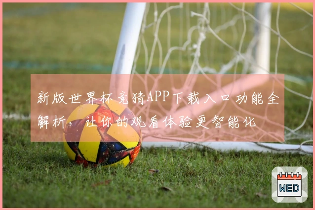 新版世界杯竞猜APP下载入口功能全解析，让你的观看体验更智能化