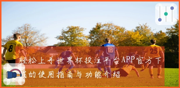 轻松上手世界杯投注平台APP官方下载的使用指南与功能介绍