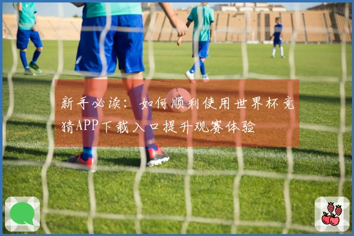新手必读：如何顺利使用世界杯竞猜APP下载入口提升观赛体验