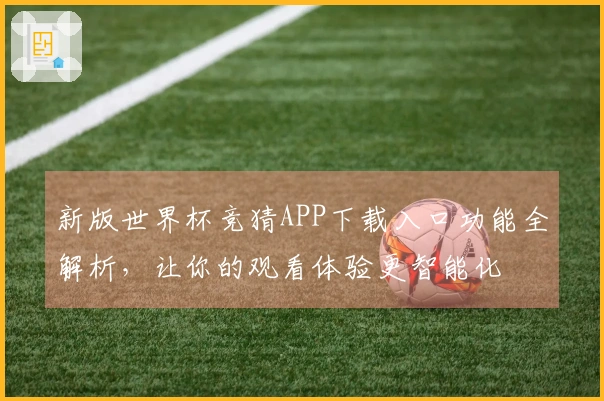 新版世界杯竞猜APP下载入口功能全解析，让你的观看体验更智能化